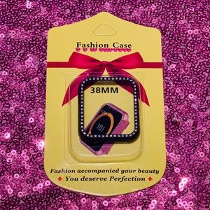 Black & crystal bumper/cover for Apple Watch